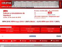 Tablet Screenshot of irph.es